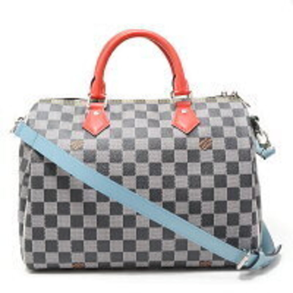 Louis Vuitton Damier Black Monotone Bag Speedy Bandouliere - Picture 2 of 3